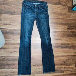 Citizens Of Humanity Women’s Jeans Kelly Low Waist Bootcut Dark Blue 24x32 READ